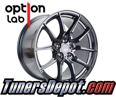 Option Lab Wheels R716 (Set of 4) - Universal 18x9.5 Gotham Black (5x100, ET+35)