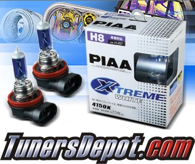 PIAA® Xtreme White Daytime Running Light Bulbs - 09-11 BMW X5 E70 (H8)
