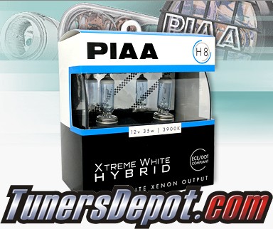 PIAA Xtreme White HYBRID Bulbs - Universal H8
