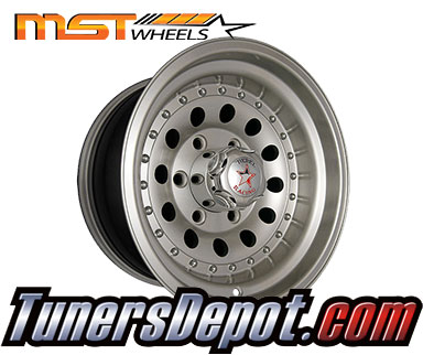 Rebel Racing Wheels Bandit II (Set of 4) - Universal 15x7.0 Machined Clear Coat (5x139.7, ET-6)