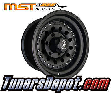 Rebel Racing Wheels Bandit II (Set of 4) - Universal 16x8.0 Matte Black (5x127, ET+0)