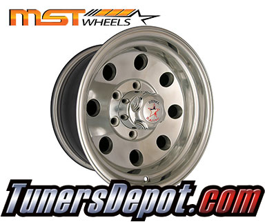 Rebel Racing Wheels Sahara (Set of 4) - Universal 15x7.0 Machined Clear Coat (5x114.3, ET-6)