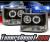 SPEC-D® 1 Pc Halo Projector Headlights (Black) - 93-98 Jeep Grand Cherokee