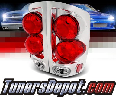 SPEC-D® Altezza Tail Lights (Black) - 02-06 Dodge Ram (3D Style)