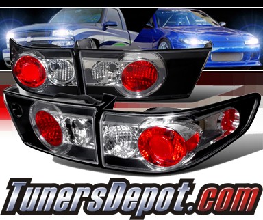 SPEC-D® Altezza Tail Lights (Black) - 03-05 Honda Accord 4dr Sedan 