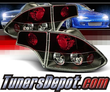 SPEC-D® Altezza Tail Lights (Black) - 06-10 Honda Civic 4dr Sedan 4pc