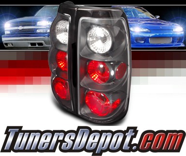 SPEC-D® Altezza Tail Lights (Black) - 2007 Chevy Silverado Classic Truck 