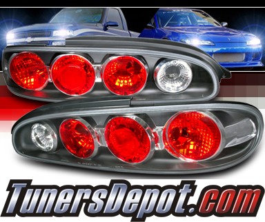 SPEC-D® Altezza Tail Lights (Black) - 93-97 Mazda MX-6 MX6