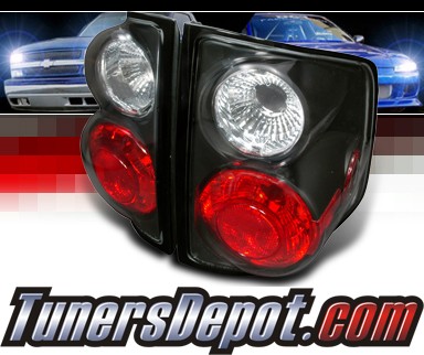 SPEC-D® Altezza Tail Lights (Black) - 94-04 Chevy S-10 S10 Truck 