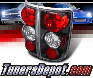 SPEC-D® Altezza Tail Lights (Black) - 95-04 Chevy S-10 S10 Blazer 
