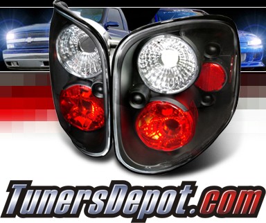 SPEC-D® Altezza Tail Lights (Black) - 97-00 Ford F-150 F150 Flareside Truck 