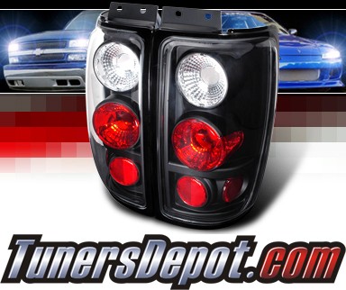 SPEC-D® Altezza Tail Lights (Black) - 97-02 Ford Expedition 