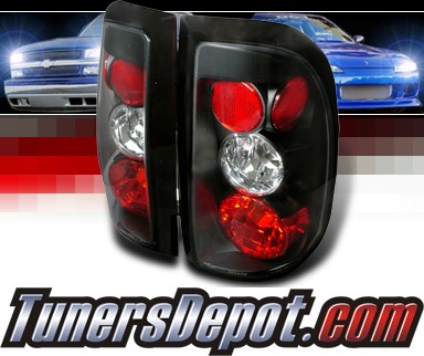 SPEC-D® Altezza Tail Lights (Black) - 97-04 Dodge Dakota 