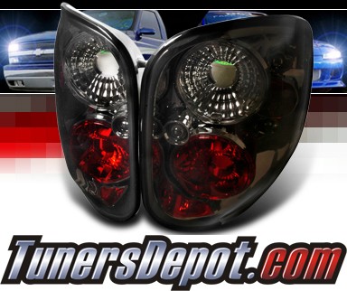 SPEC-D® Altezza Tail Lights (Smoke) - 97-00 Ford F-150 F150 Flareside Truck 