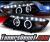 SPEC-D® DRL LED Projector Headlights (Glossy Black) - 06-08 BMW 323i 4dr E90