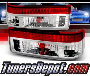 SPEC-D® Euro Tail Lights (Red/Clear) - 83-87 Toyota Corolla AE86 Trueno / Levin