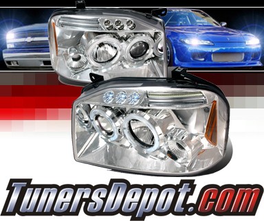 SPEC-D® Halo LED Projector Headlights - 01-04 Nissan Frontier