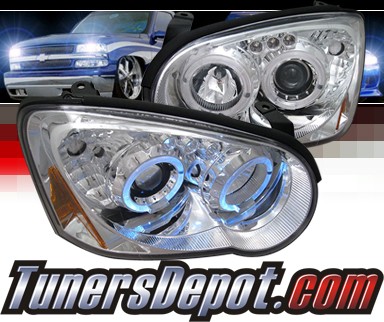 SPEC-D® Halo LED Projector Headlights - 04-05 Subaru Impreza (Incl. WRX/RS/STi)