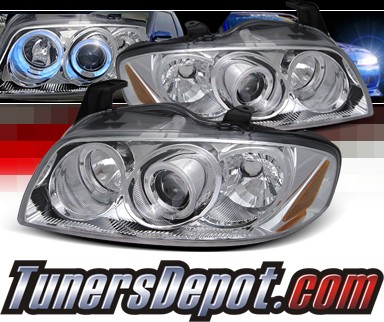SPEC-D® Halo LED Projector Headlights - 04-06 Nissan Sentra