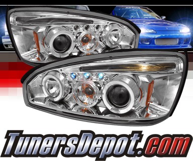 SPEC-D® Halo LED Projector Headlights - 04-08 Chevy Malibu