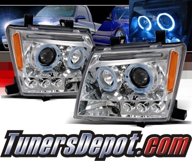 SPEC-D® Halo LED Projector Headlights - 05-12 Nissan Xterra