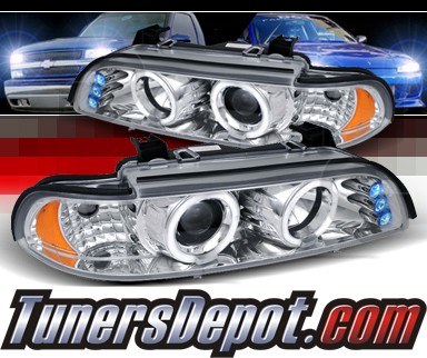 SPEC-D® Halo LED Projector Headlights - 97-00 BMW 528i E39