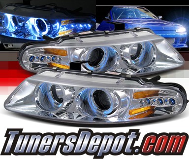 SPEC-D® Halo LED Projector Headlights - 97-00 Chrysler Sebring 2dr
