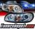 SPEC-D® Halo LED Projector Headlights - 97-03 Chevy Malibu