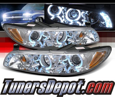 SPEC-D® Halo LED Projector Headlights - 97-03 Pontiac Grand Prix