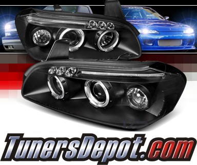 SPEC-D® Halo LED Projector Headlights (Black) - 00-01 Nissan Maxima