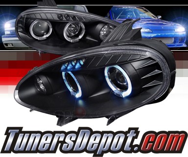 SPEC-D® Halo LED Projector Headlights (Black) - 01-05 Mazda Miata MX5 MX-5
