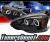SPEC-D® Halo LED Projector Headlights (Black) - 02-04 Acura RSX RS-X