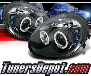 SPEC-D® Halo LED Projector Headlights (Black) - 03-05 Dodge Neon (incl. SRT-4)