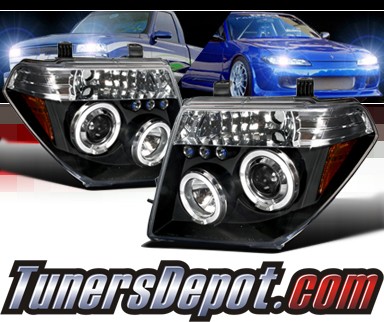 SPEC-D® Halo LED Projector Headlights (Black) - 05-07 Nissan Pathfinder