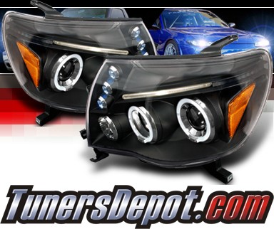 SPEC-D® Halo LED Projector Headlights (Black) - 05-11 Toyota Tacoma