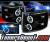SPEC-D® Halo LED Projector Headlights (Black) - 07-13 Chevy Silverado