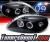 SPEC-D® Halo LED Projector Headlights (Black) - 96-98 Honda Civic