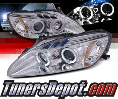 SPEC-D® Halo LED Projector Headlights (Chrome) - 00-03 Honda S2000