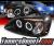 SPEC-D® Halo LED Projector Headlights (Glossy Black) - 01-03 Honda Civic