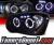 SPEC-D® Halo LED Projector Headlights (Glossy Black) - 04-05 Subaru Impreza