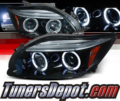 SPEC-D® Halo LED Projector Headlights (Glossy Black) - 04-10 Scion tC