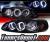 SPEC-D® Halo LED Projector Headlights (Glossy Black) - 92-95 Honda Civic 2/3dr