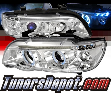 SPEC-D® Halo Projector Headlights - 01-03 BMW X5 E53