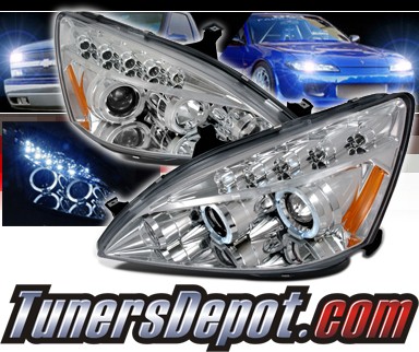 SPEC-D® Halo Projector Headlights - 03-07 Honda Accord