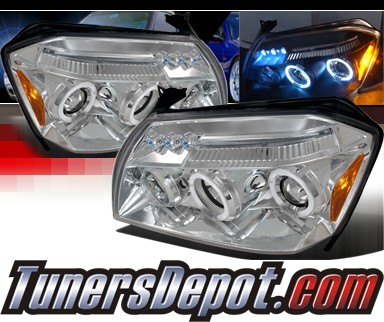 SPEC-D® Halo Projector Headlights - 05-08 Dodge Magnum