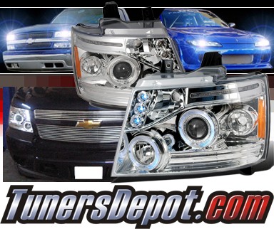 SPEC-D® Halo Projector Headlights - 07-14 Chevy Avalanche