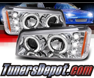 SPEC-D® Halo Projector Headlights - 2007 Chevy Silverado (Classic Body Style Only)
