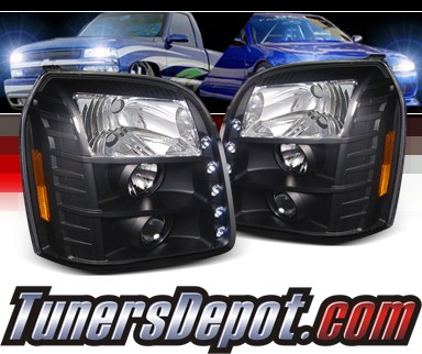 SPEC-D® LED Projector Headlights (Black) - 07-13 GMC Yukon (Inc. Denali)