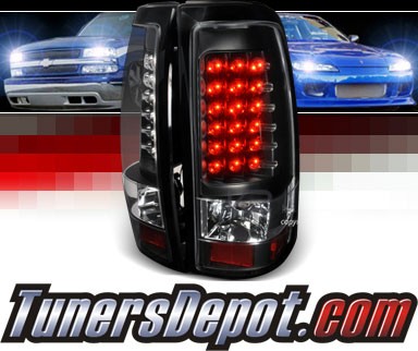 SPEC-D® LED Tail Lights (Black) - 03-06 Chevy Silverado