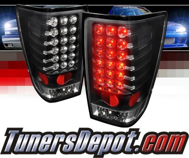 SPEC-D® LED Tail Lights (Black) - 04-12 Nissan Titan